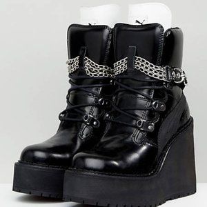 Puma x Fenty By Rihanna SB Wedge Boots - size 4 (US)